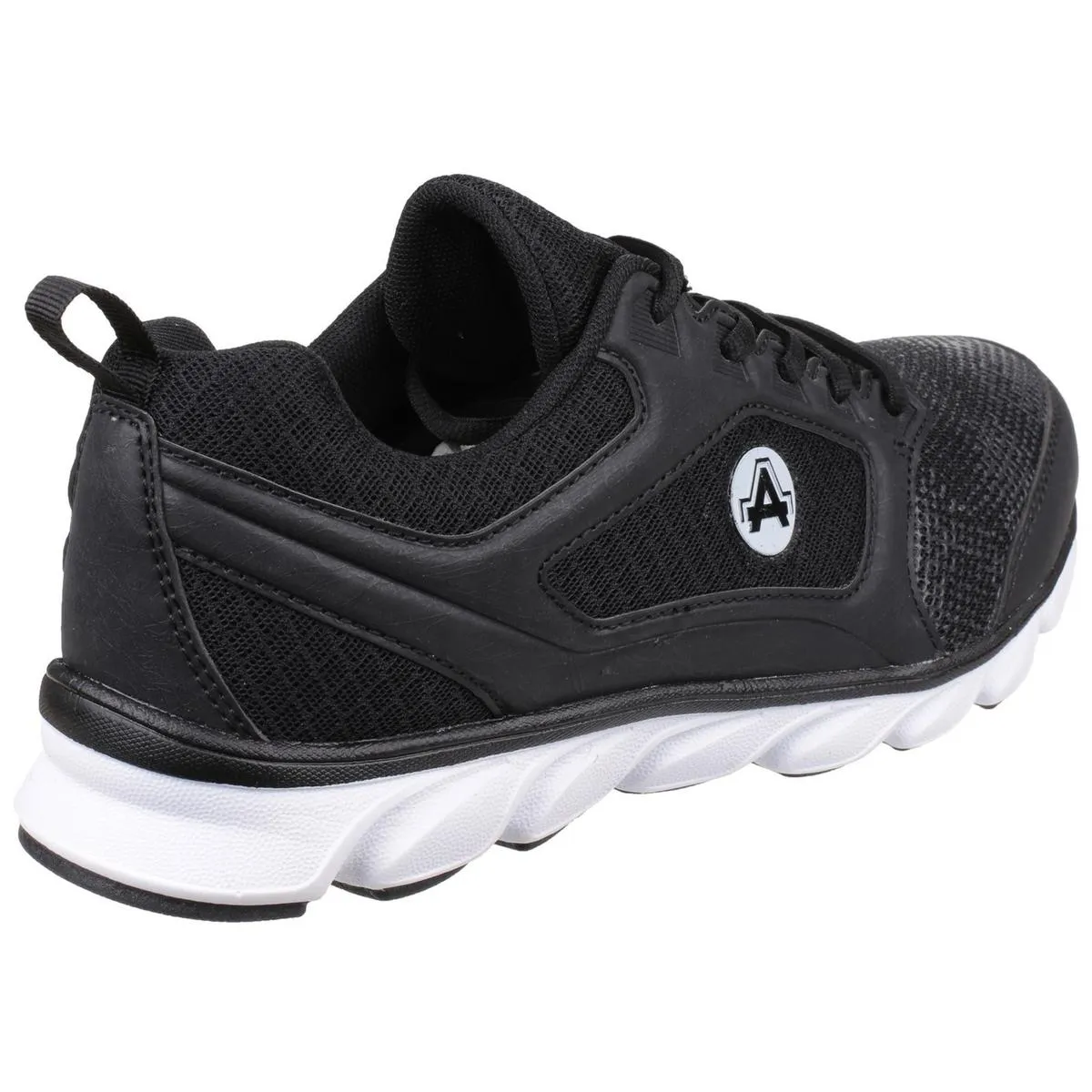 Amblers Safety AS707 Lightweight Non Leather Safety Trainer Black