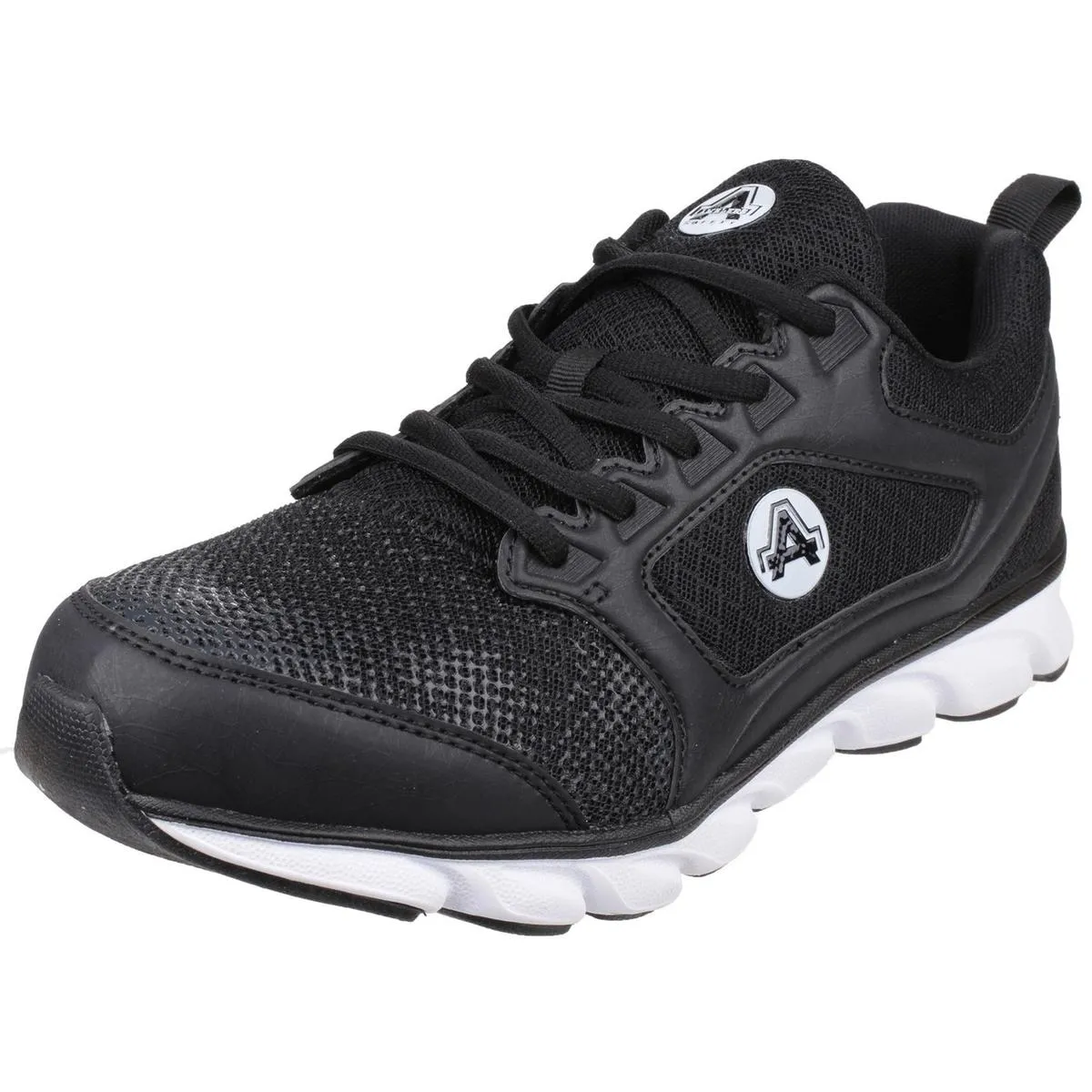 Amblers Safety AS707 Lightweight Non Leather Safety Trainer Black