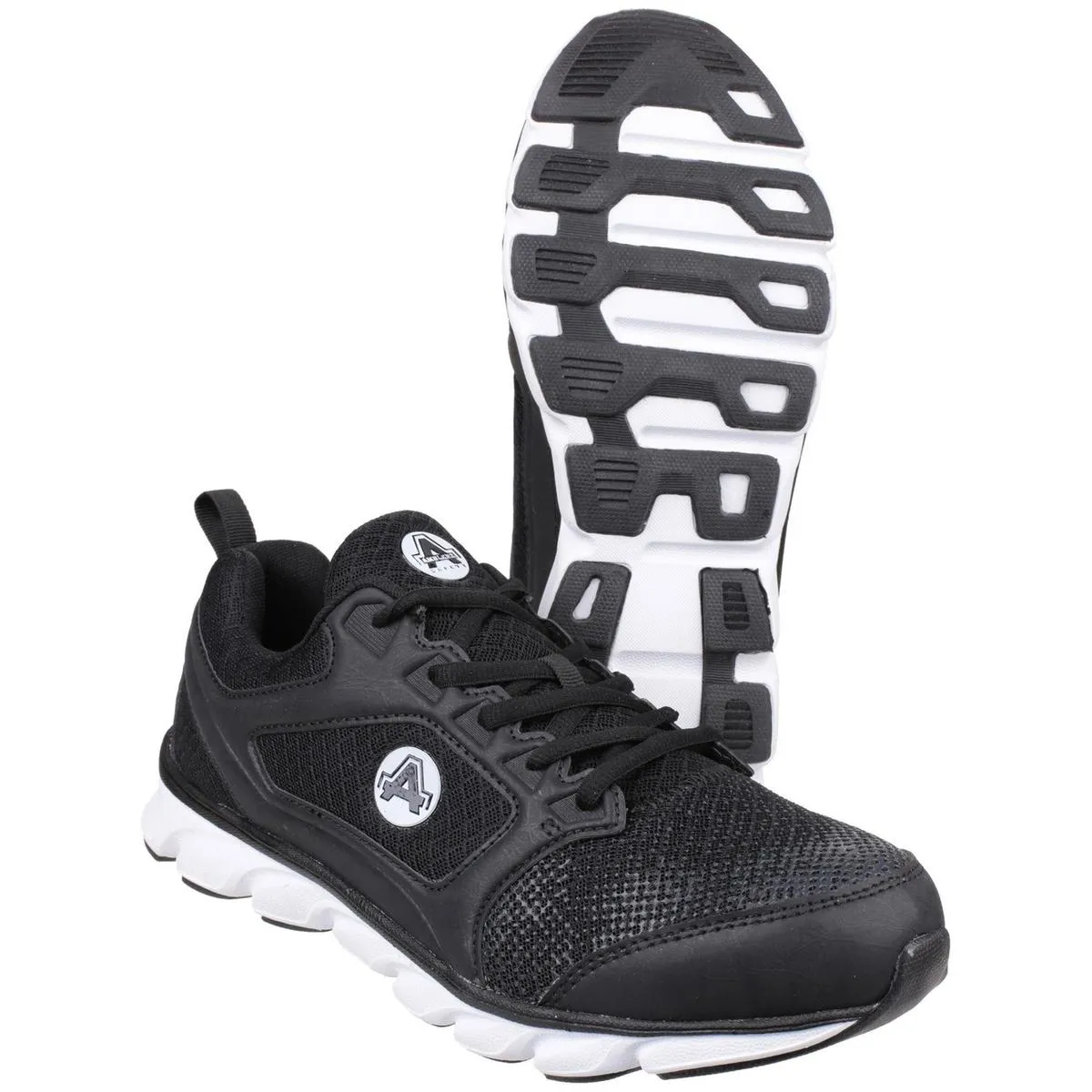 Amblers Safety AS707 Lightweight Non Leather Safety Trainer Black