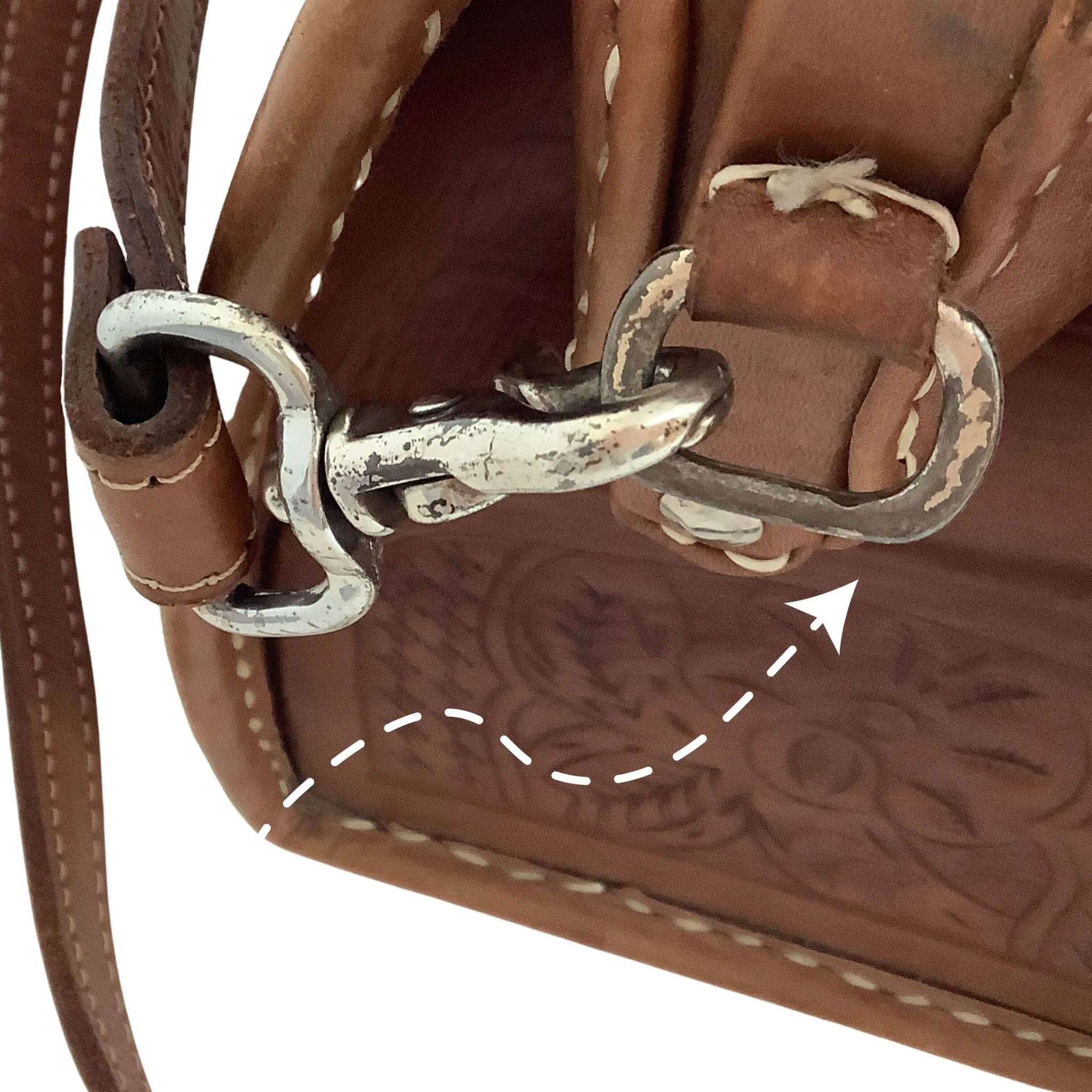 American West Tooled Purse