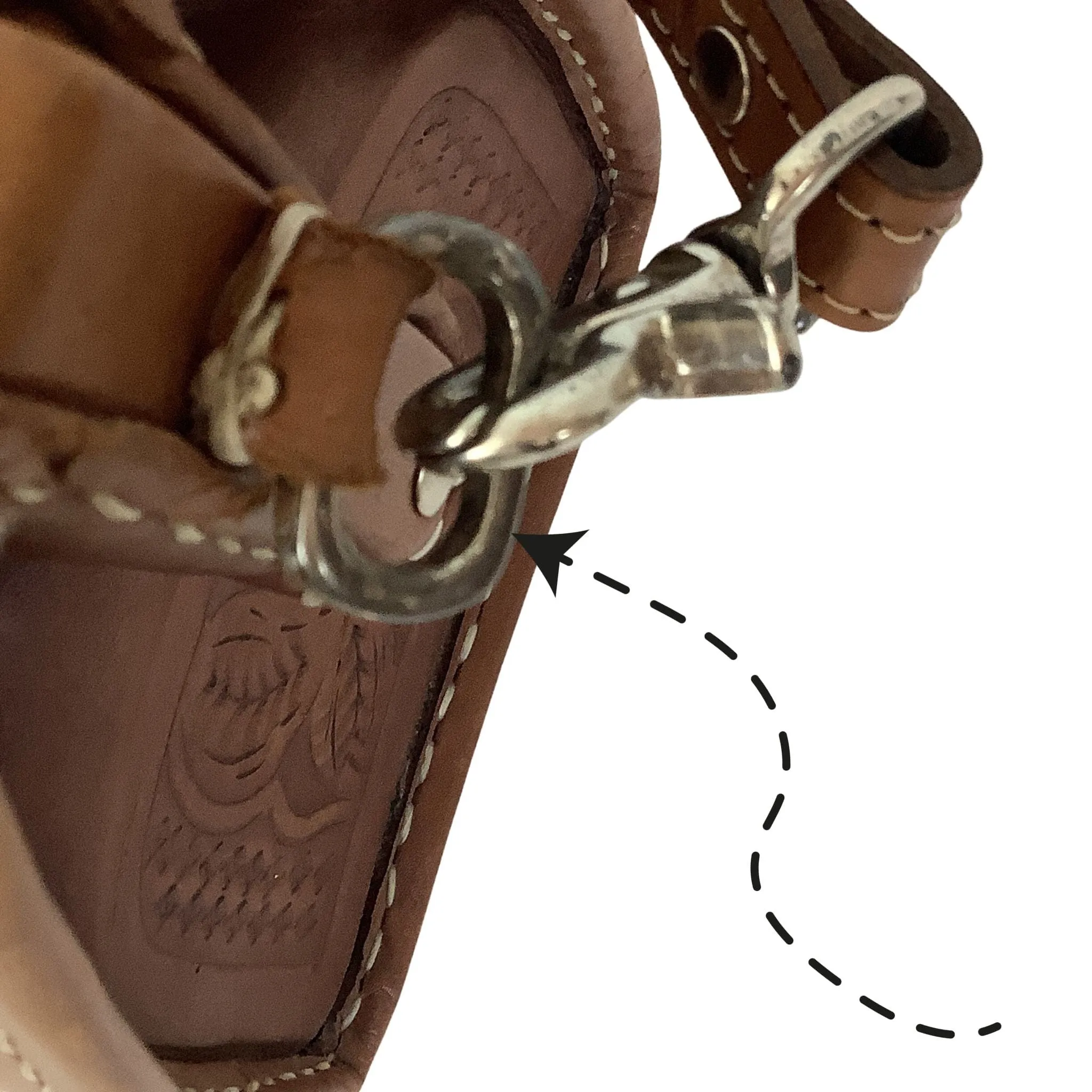 American West Tooled Purse