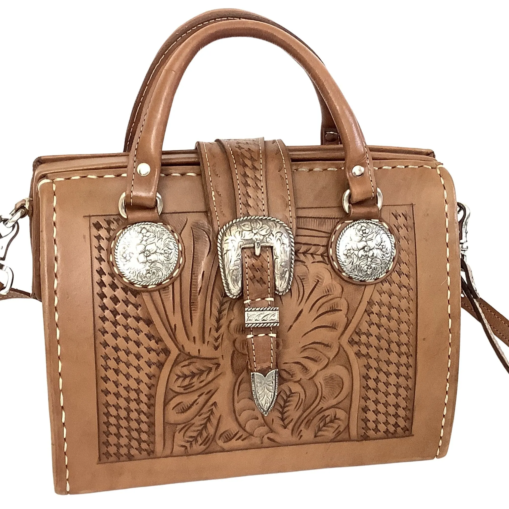 American West Tooled Purse