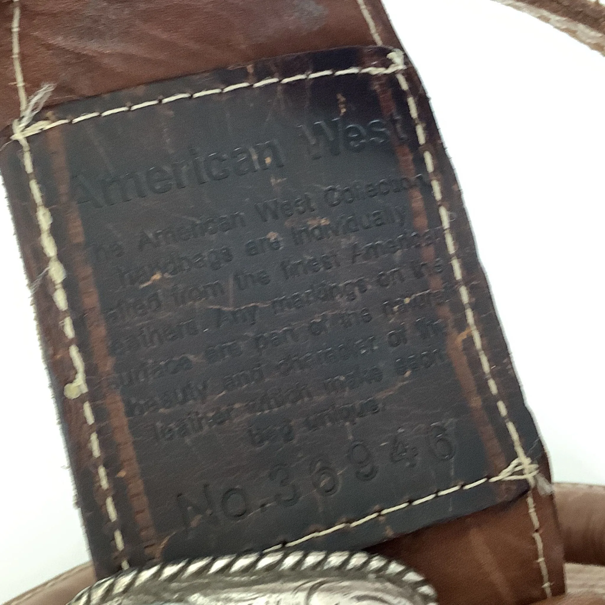 American West Tooled Purse