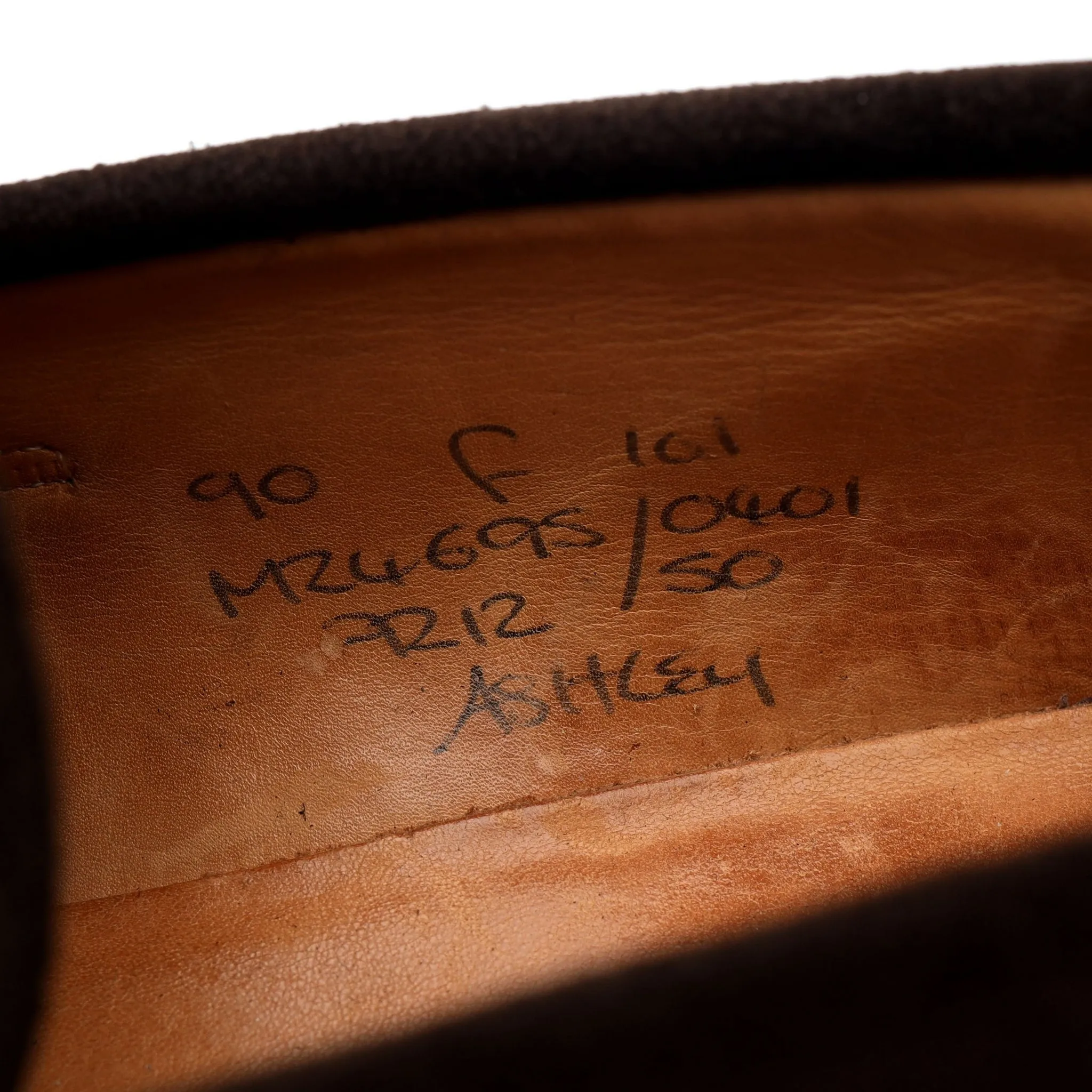 'Ashley' Dark Brown Suede Loafers UK 9 F