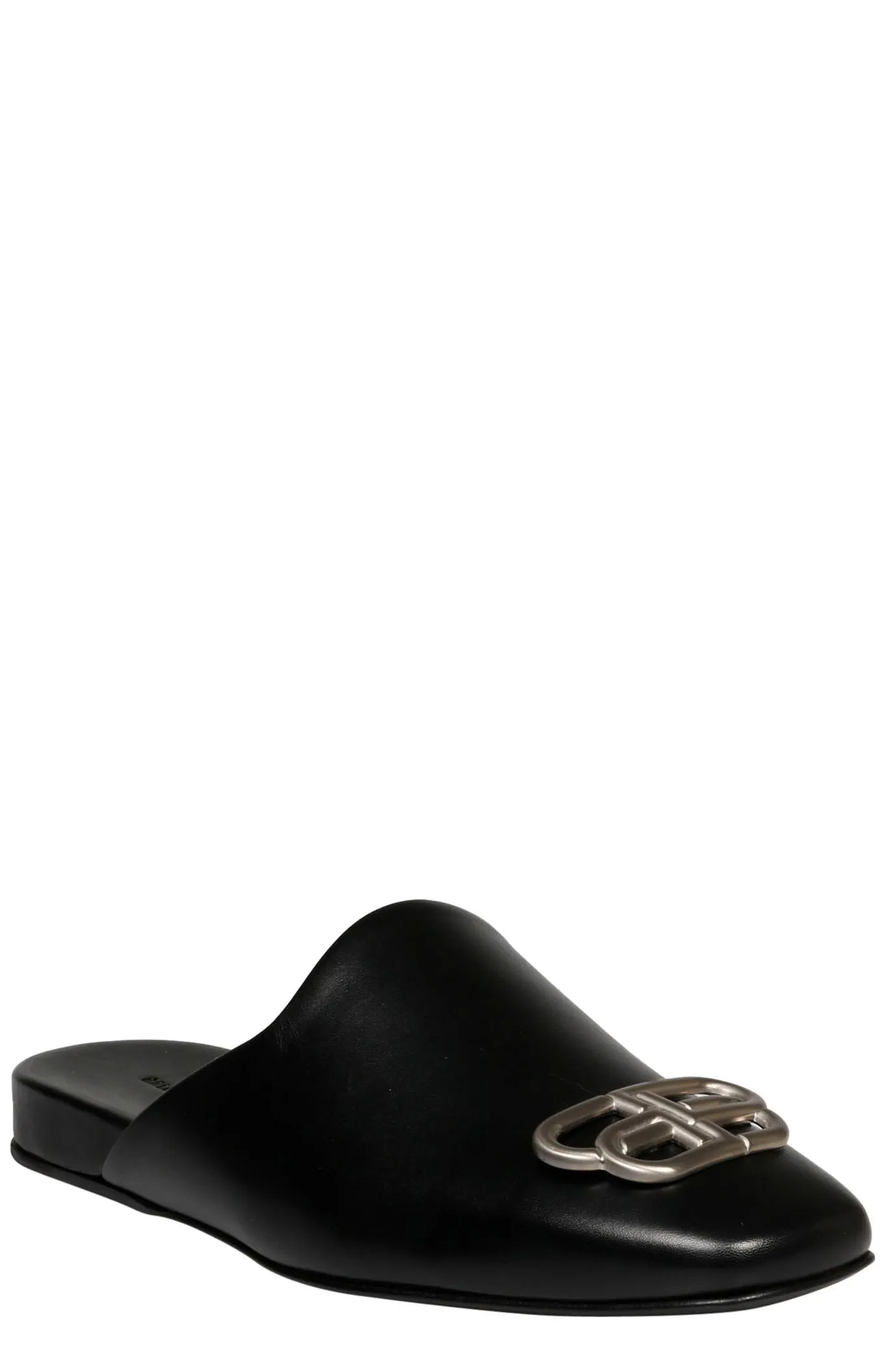Balenciaga BB Plaque Mules