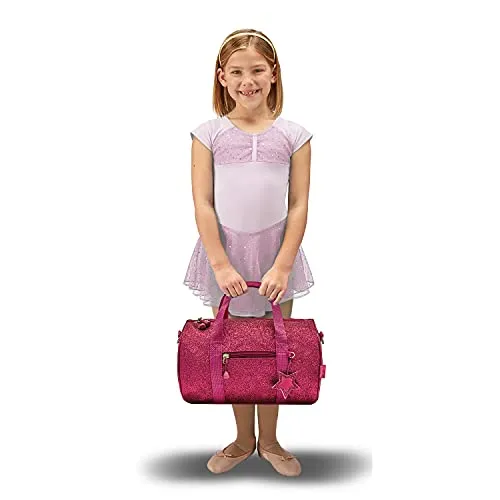 Bixbee Girls' Duffle, Ruby Raspberry
