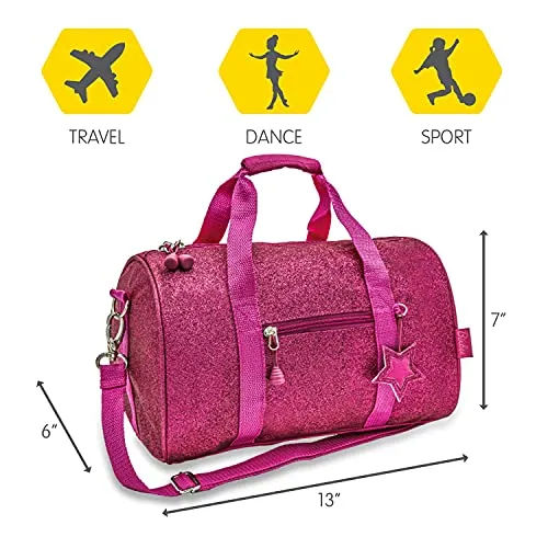 Bixbee Girls' Duffle, Ruby Raspberry