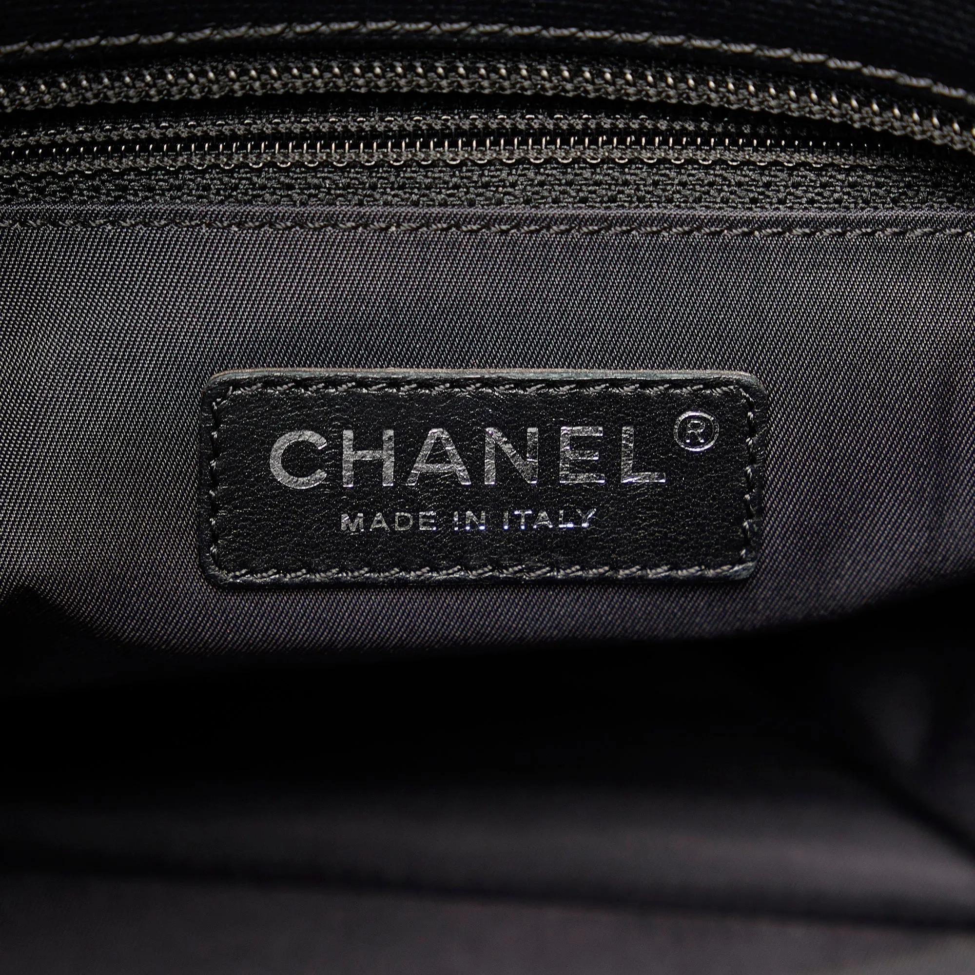 Black Chanel Paris Biarritz PM Tote