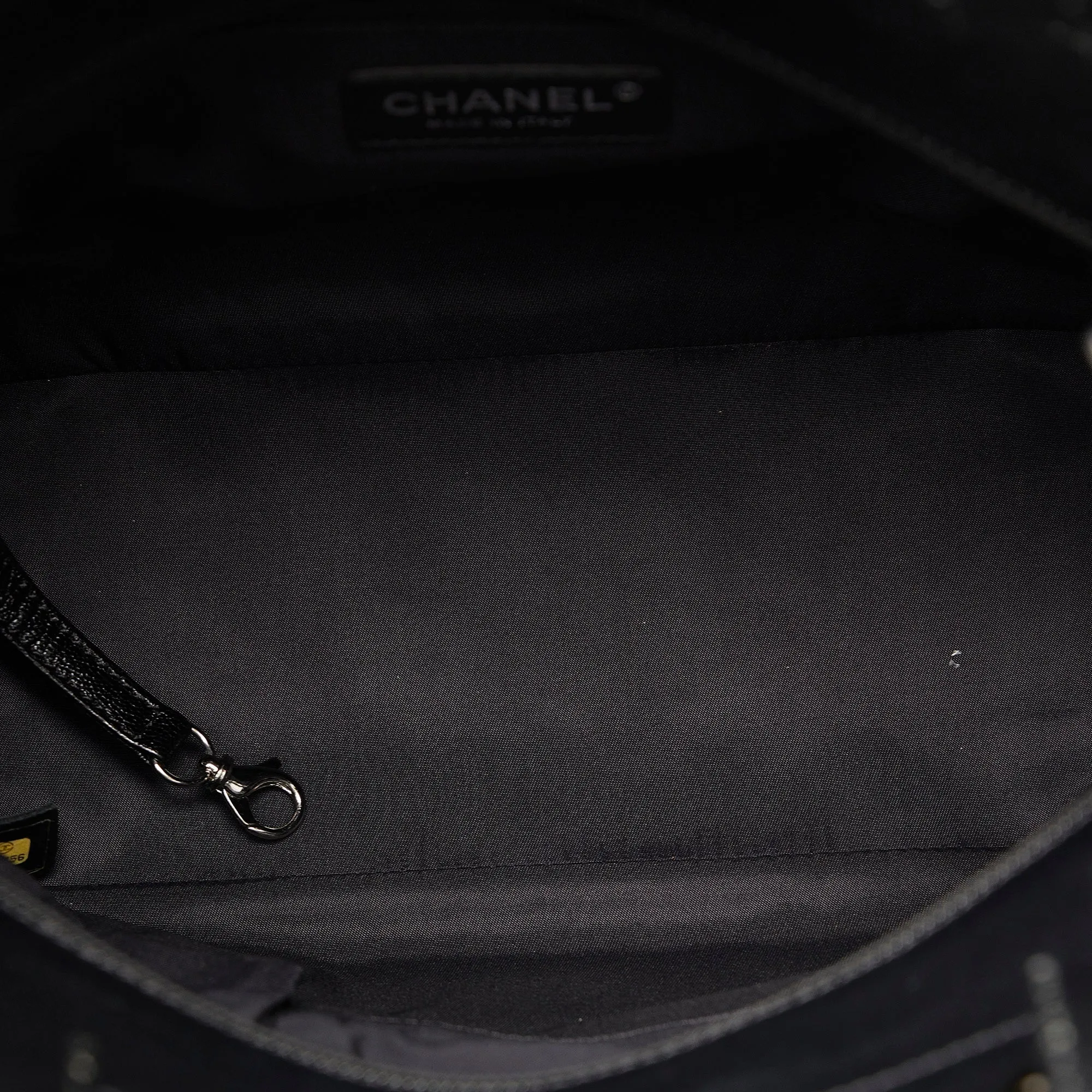 Black Chanel Paris Biarritz PM Tote