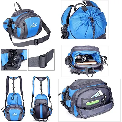 Brand Men Outdoor Travel Climbing Backpack Multifunction Woman Waist Sport Bags High capacity
