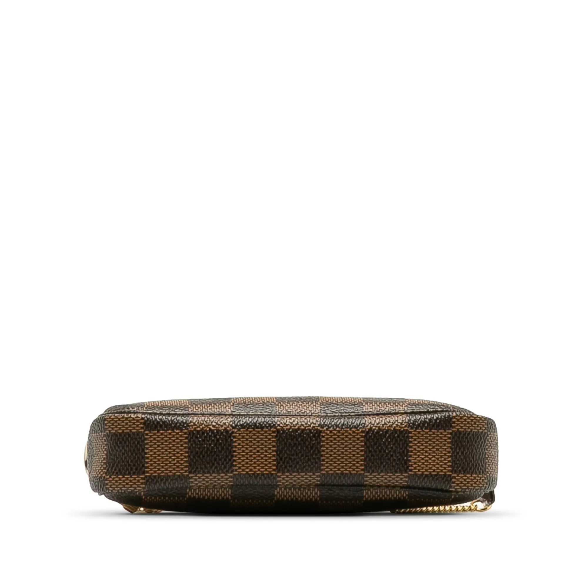 Brown Louis Vuitton Damier Ebene Trunks and Bags Mini Pochette Accessoires Baguette