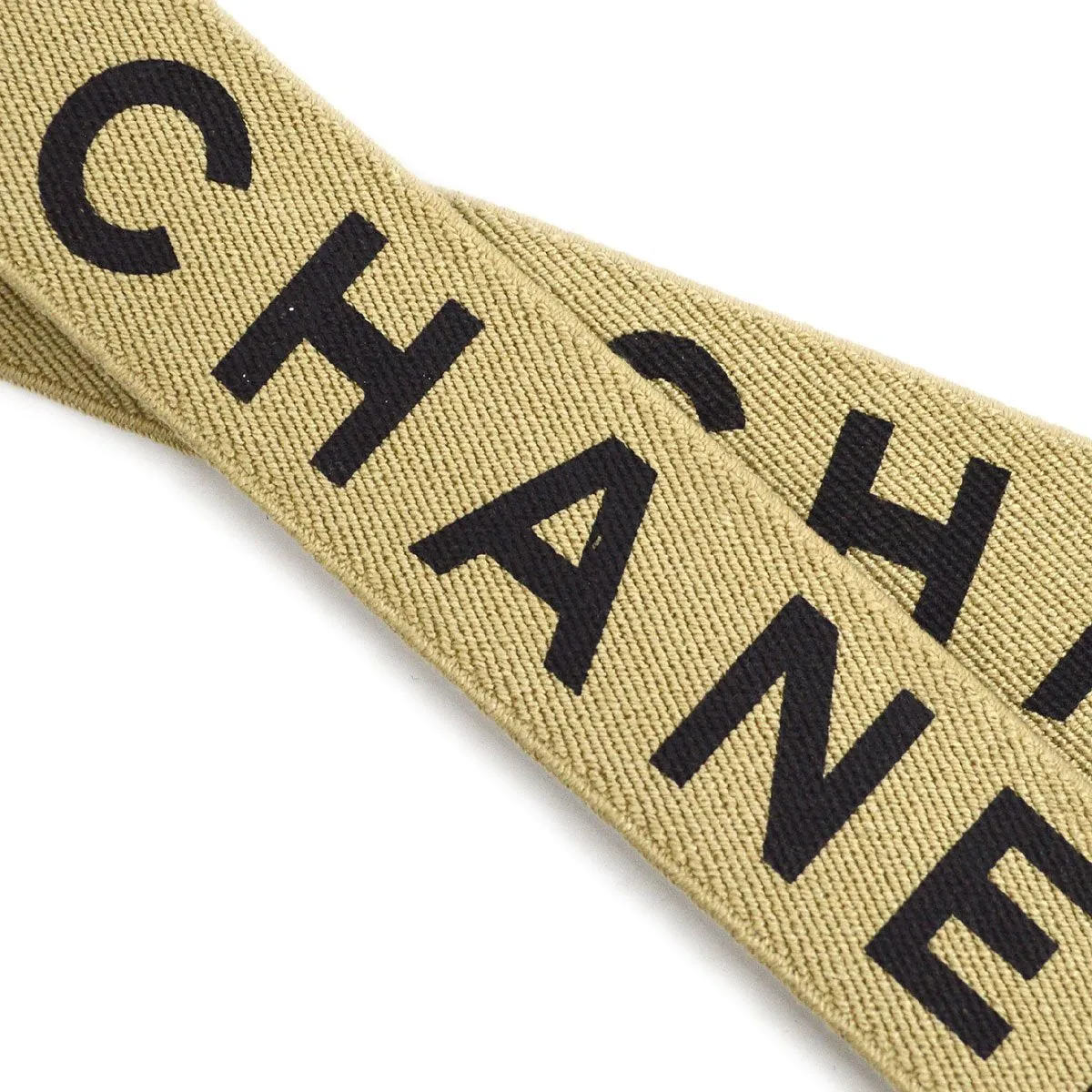 CHANEL 1997 Spring Suspenders Beige AK38023g