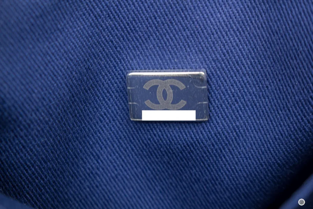 Chanel A69941 B06387 NE267 Deauville Shopping Tote Mixed Fibers Fabric Tote B Blue   NE267 Fabric Tote Bag Shw