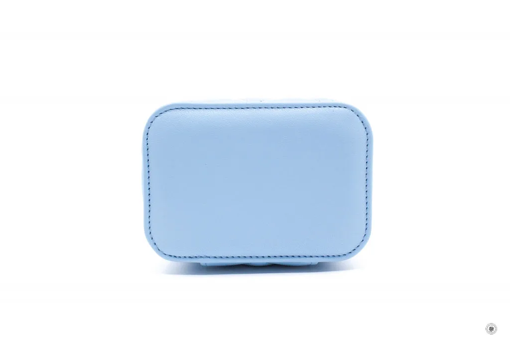 Chanel AP1447B08034 Small Vanity With Chain Light Blue   NH626 Lambskin Shoulder Bags Gbhw