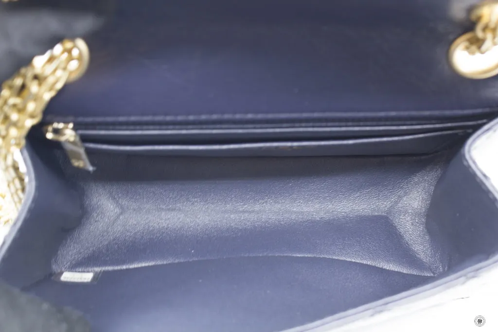Chanel AS0874 Y0463 Mini 2.55 Navy   4N7384 Calfskin Small Shoulder Bags Gbhw