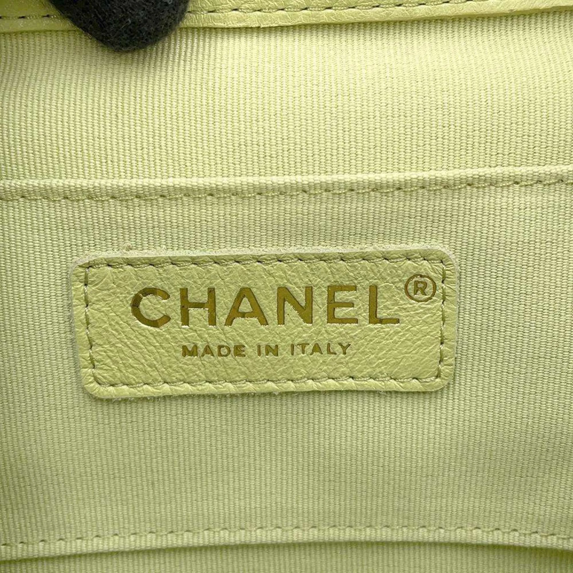 CHANEL Backpack Matelasse Coco Mark Lambskin AS2908