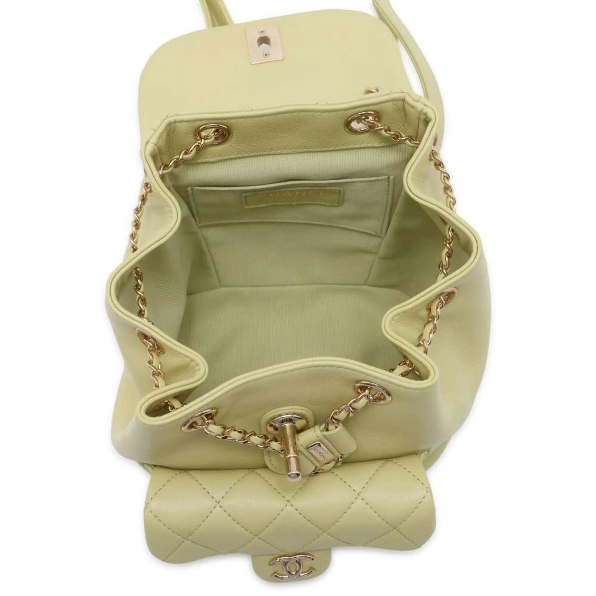 CHANEL Backpack Matelasse Coco Mark Lambskin AS2908
