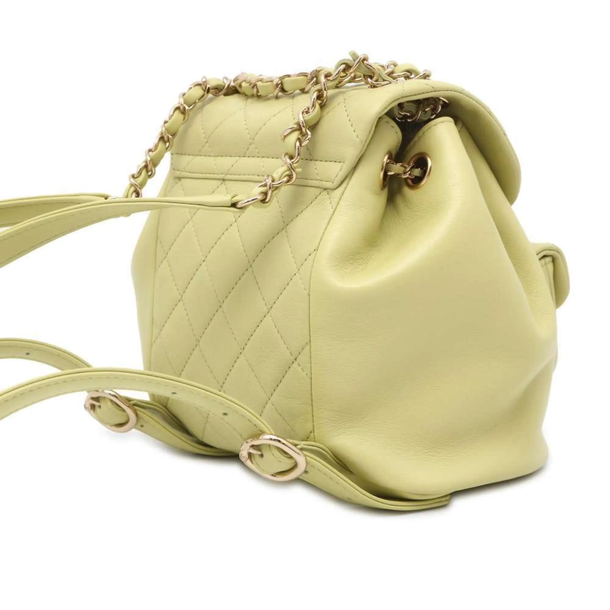 CHANEL Backpack Matelasse Coco Mark Lambskin AS2908