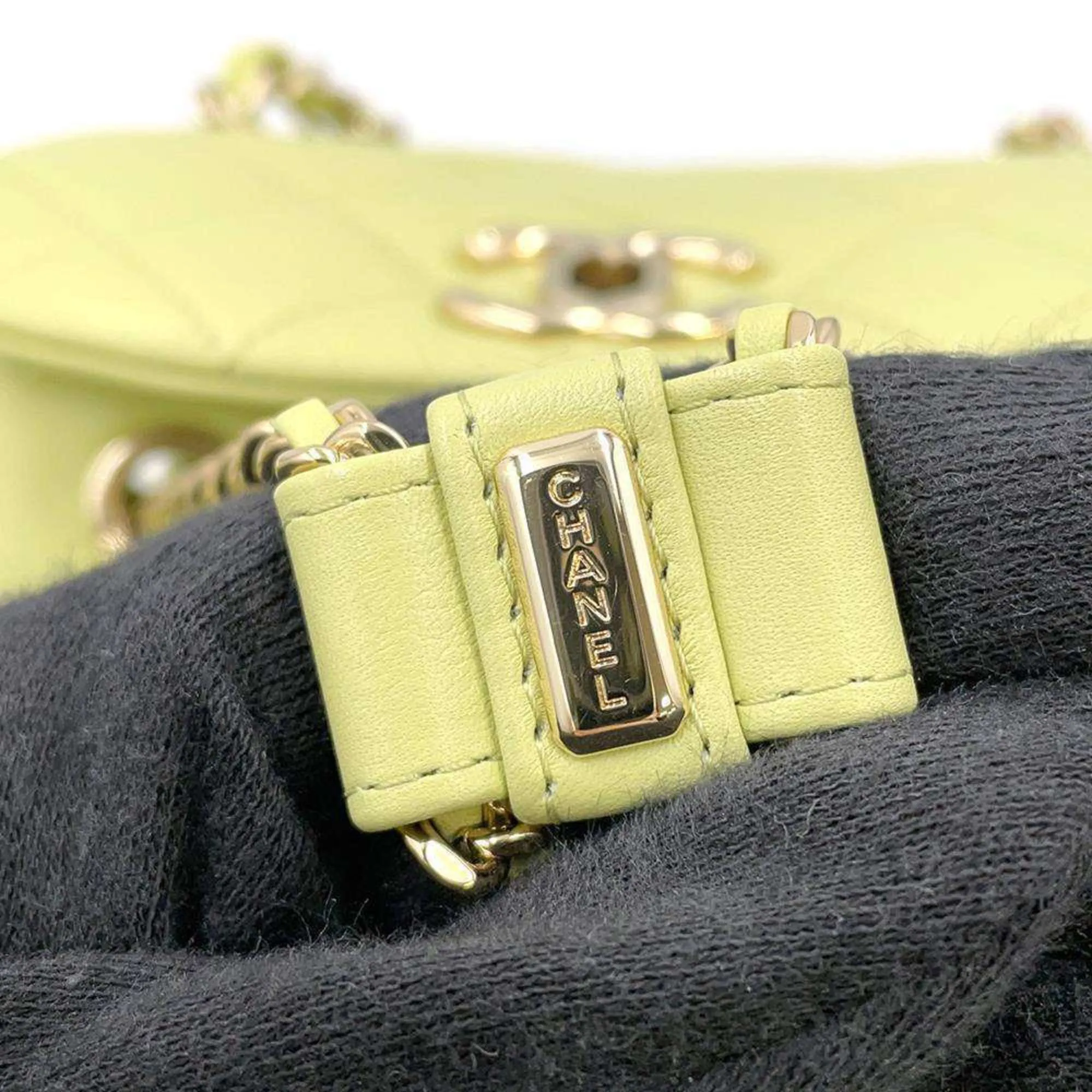 CHANEL Backpack Matelasse Coco Mark Lambskin AS2908