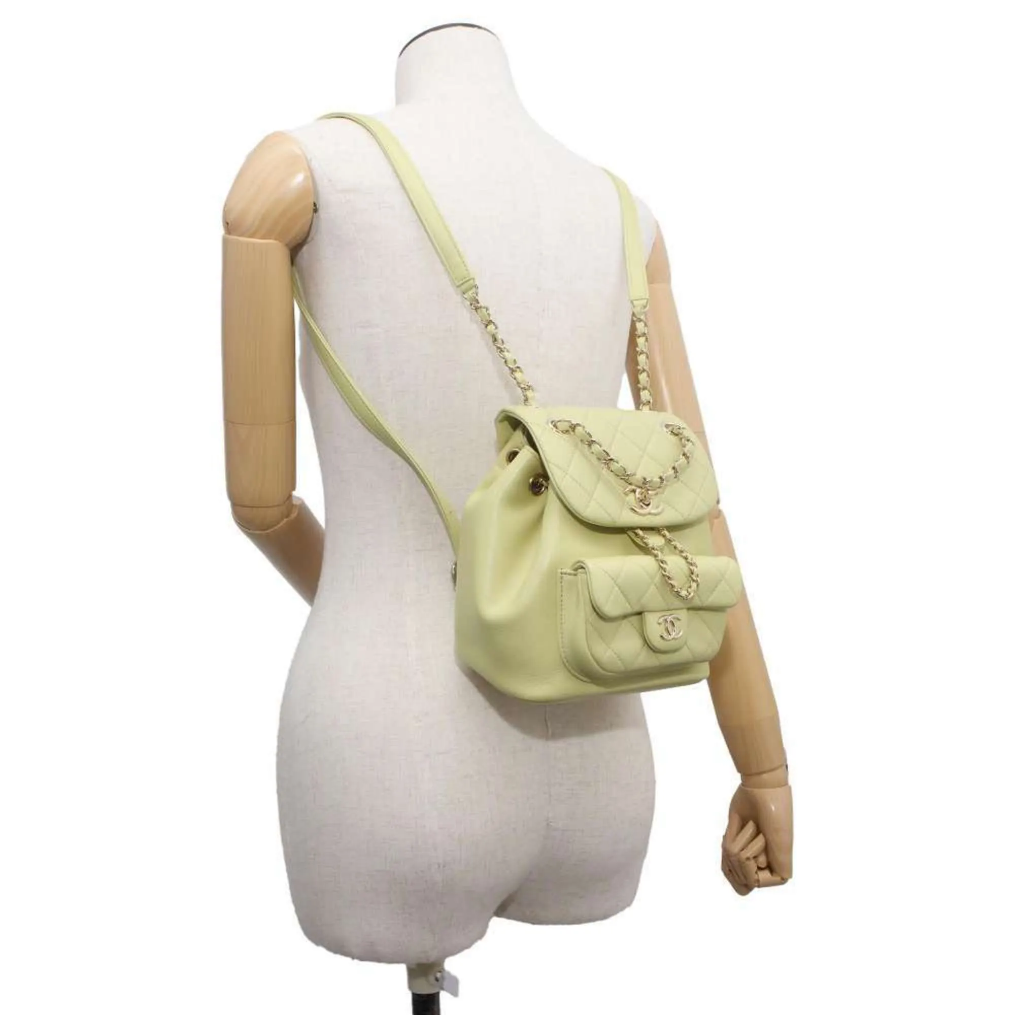 CHANEL Backpack Matelasse Coco Mark Lambskin AS2908