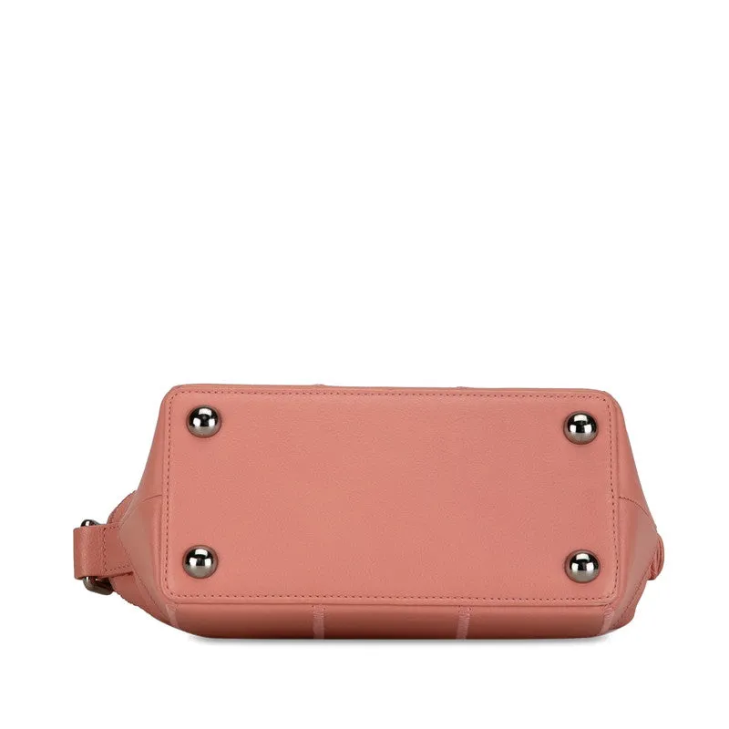 Chanel Chocolate Bar One-Shoulder Bag Handbag Pink   CHANEL