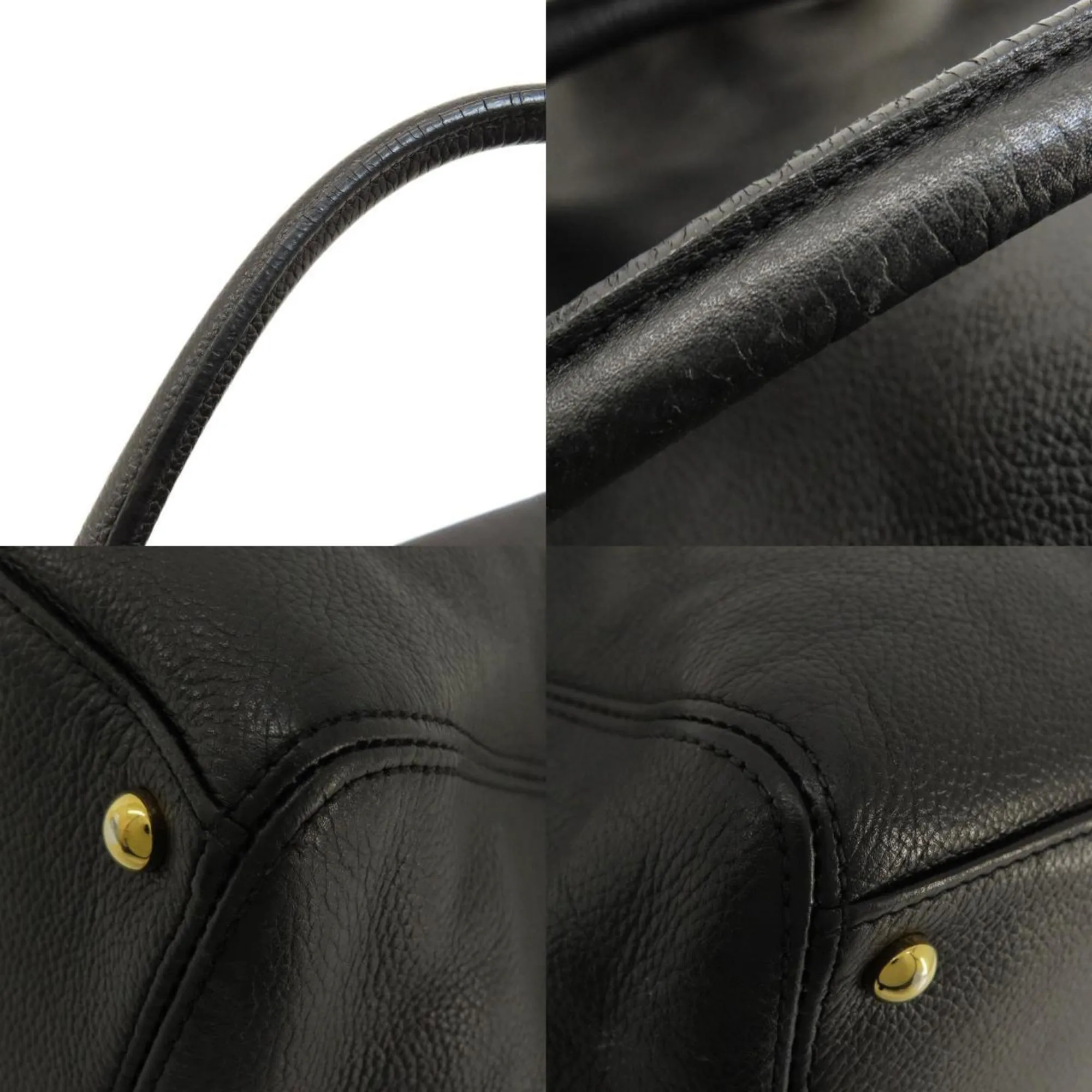 Chanel Coco Mark Tote Bag Leather Women's