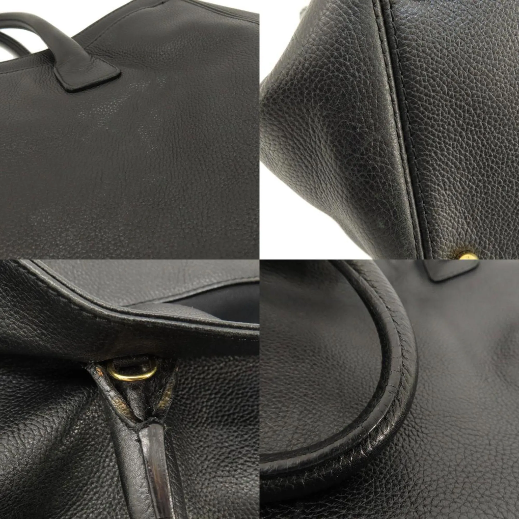 Chanel Coco Mark Tote Bag Leather Women's
