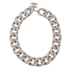 Chanel Crystal CC Choker Necklace (SHF-20258)