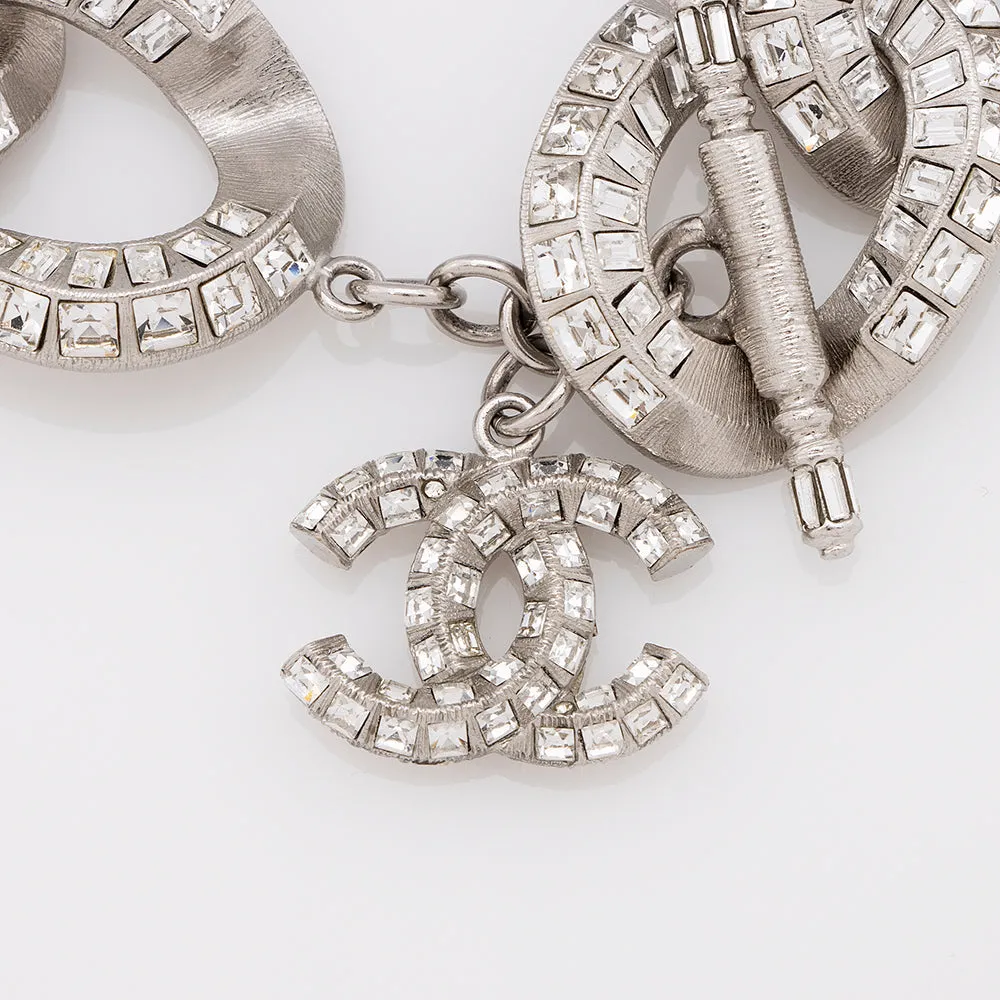 Chanel Crystal CC Choker Necklace (SHF-20258)