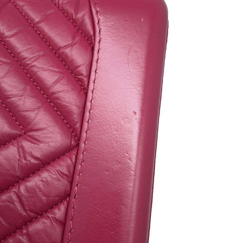 CHANEL Gabriel Hobo Bag Pink Leather