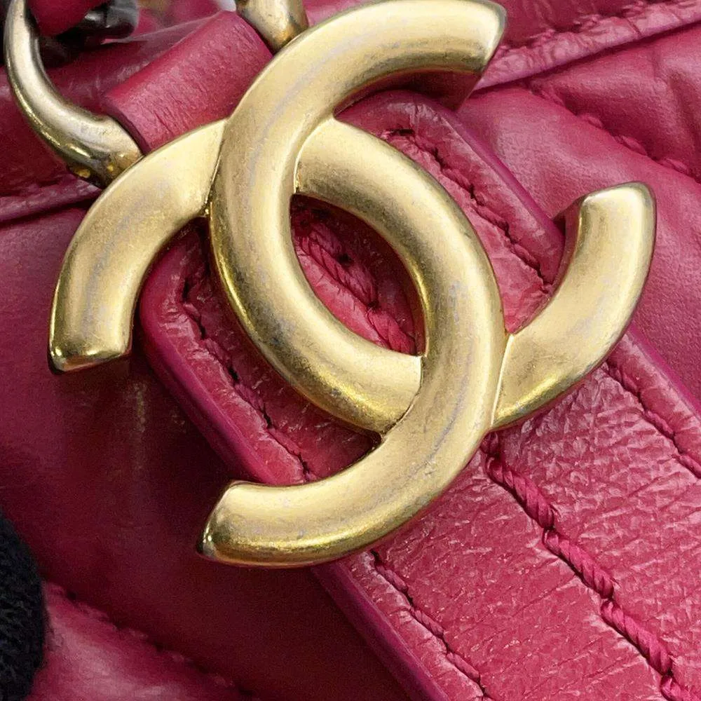CHANEL Gabriel Hobo Bag Pink Leather