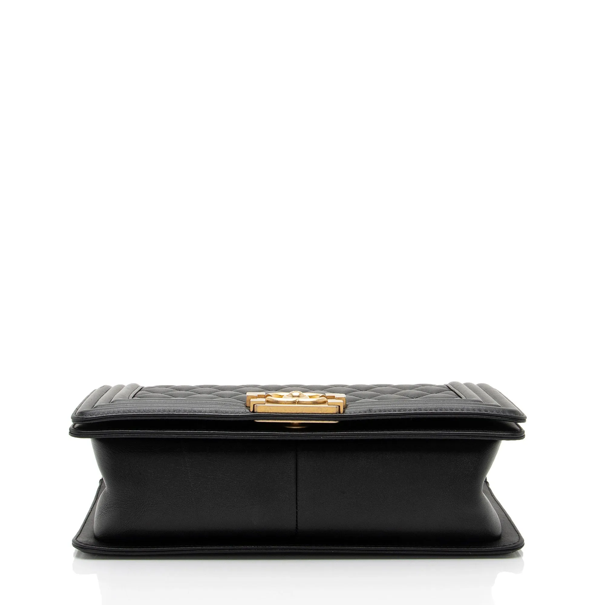 Chanel Lambskin Old Medium Boy Bag (SHF-QJr6Pf)