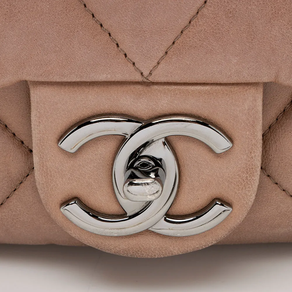 Chanel Lambskin Three Accordion Mini Flap Bag (SHF-16432)