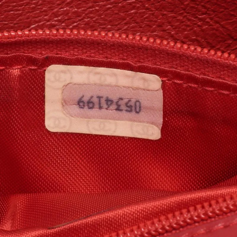 Chanel Mademoiselle Pushlock 5  Chain Shoulder  Red  Shoulder Bag Mini Shoulder Bag  Shoulder Bag Hybrid 【 Ship】 Dharma Bookstore Online