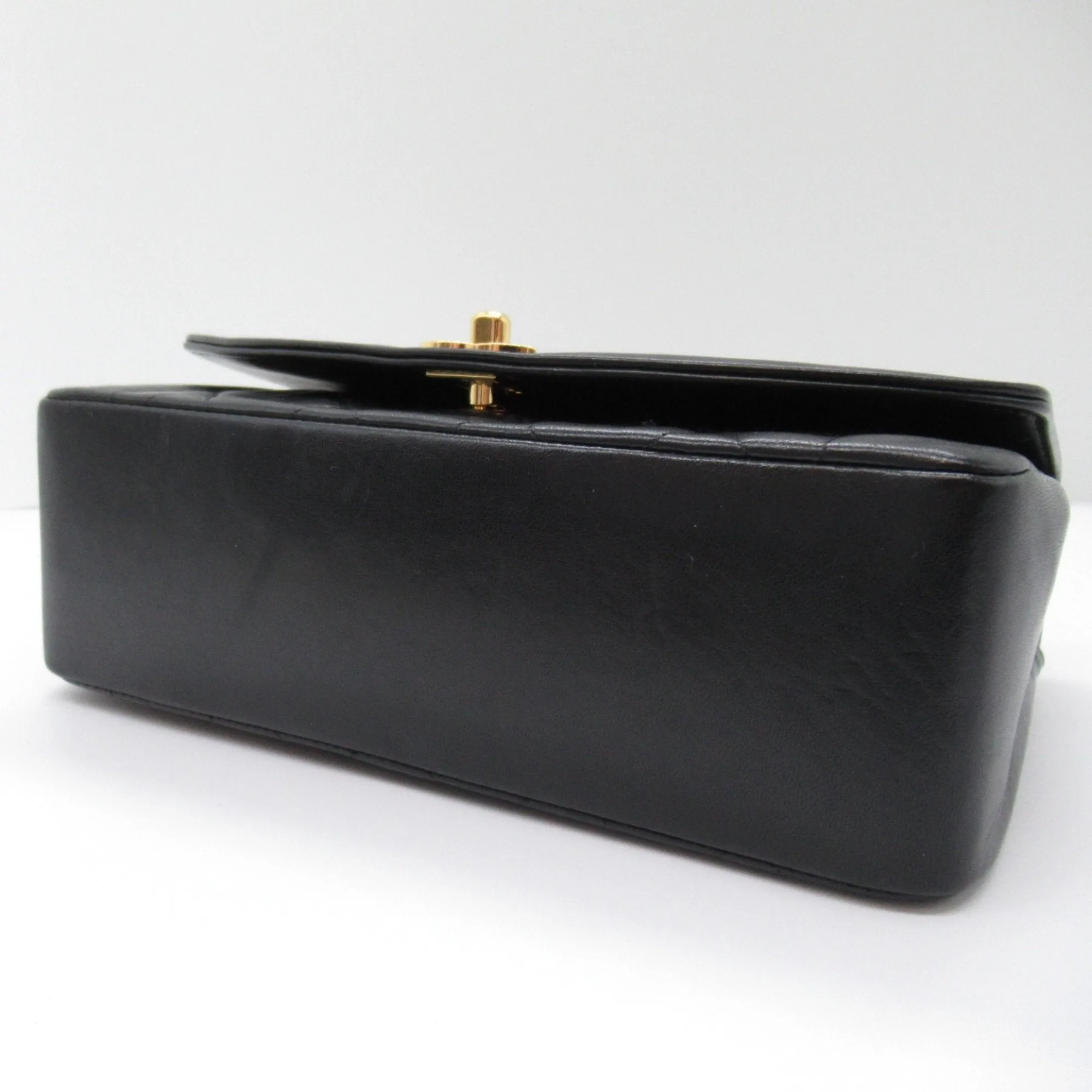 CHANEL Matelasse Diana ChainShoulder Bag Black Lambskin (sheep leather)