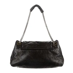 Chanel Perforated Accordion Flap Shoulder Bag