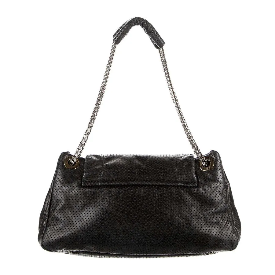 Chanel Perforated Accordion Flap Shoulder Bag