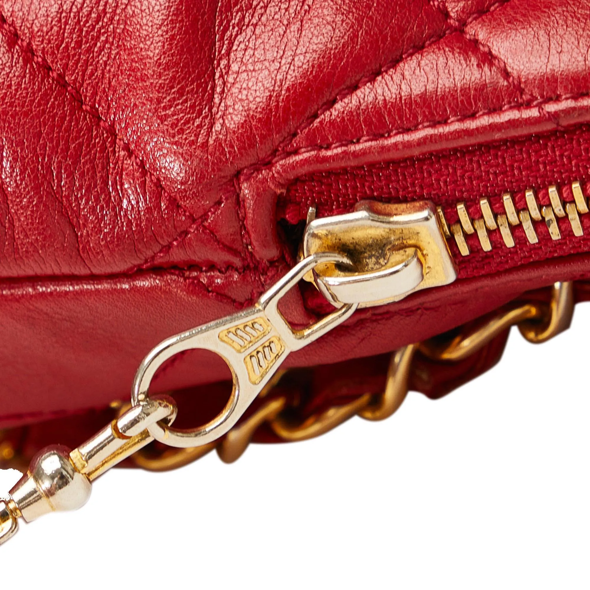 Chanel Quilted Lambskin Shoulder Bag (SHG-Qw6dWQ)