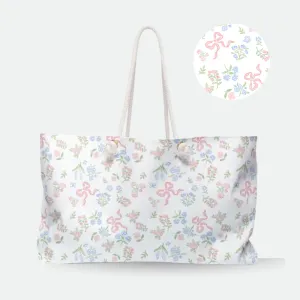 Charlotte Blooms - Luxe Weekender Bag Gift for Her
