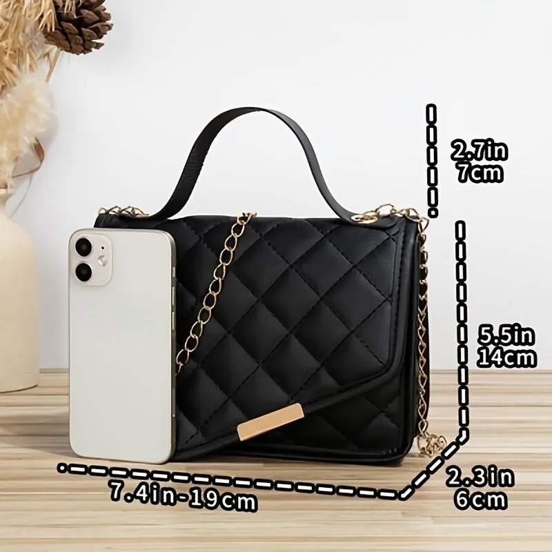 Chic Mini Quilted Crossbody Purse