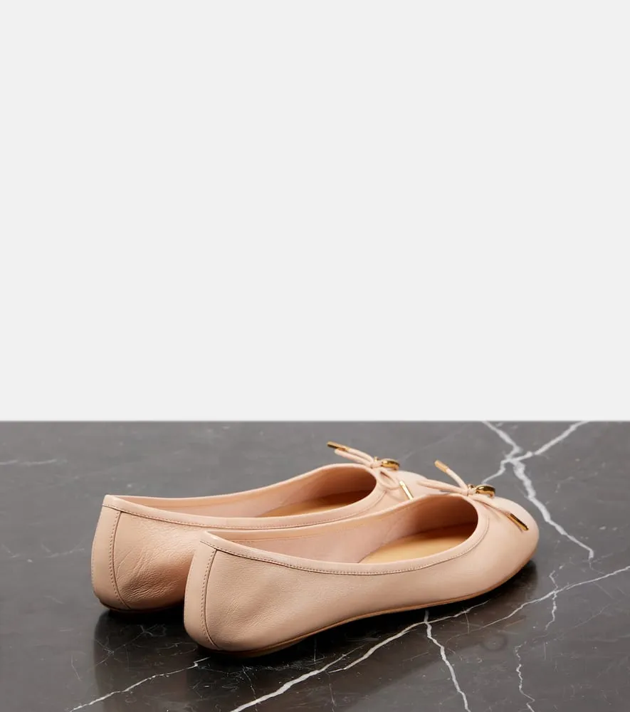 Chloe Iris leather ballet flats
