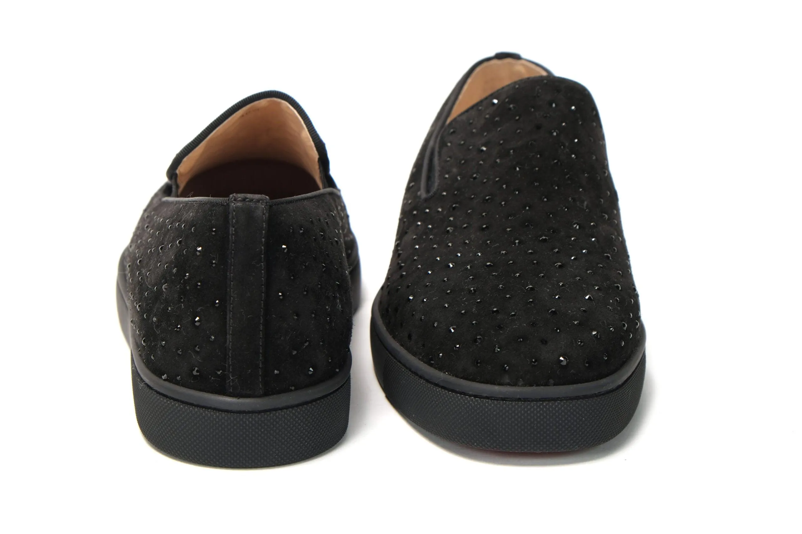 Christian Louboutin Black Boat Man Flat Veau Shoes