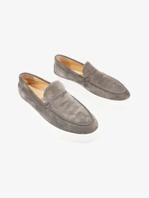 Christian Louboutin Paqueboat Grey Suede EU 42 UK 8