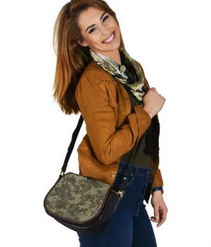 Custom Saddle Bag (Canvas) – Nano Camouflage | Gift Ideas, Shoulder Bags for Women, Over the Shoulder Bag, Crossbody Bags for Women