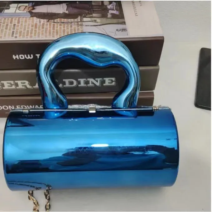 Cylinder Mini Evening Purse Crossbody Shoulder Clutch Bag