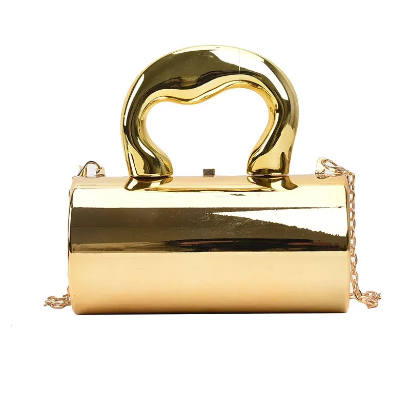Cylinder Mini Evening Purse Crossbody Shoulder Clutch Bag