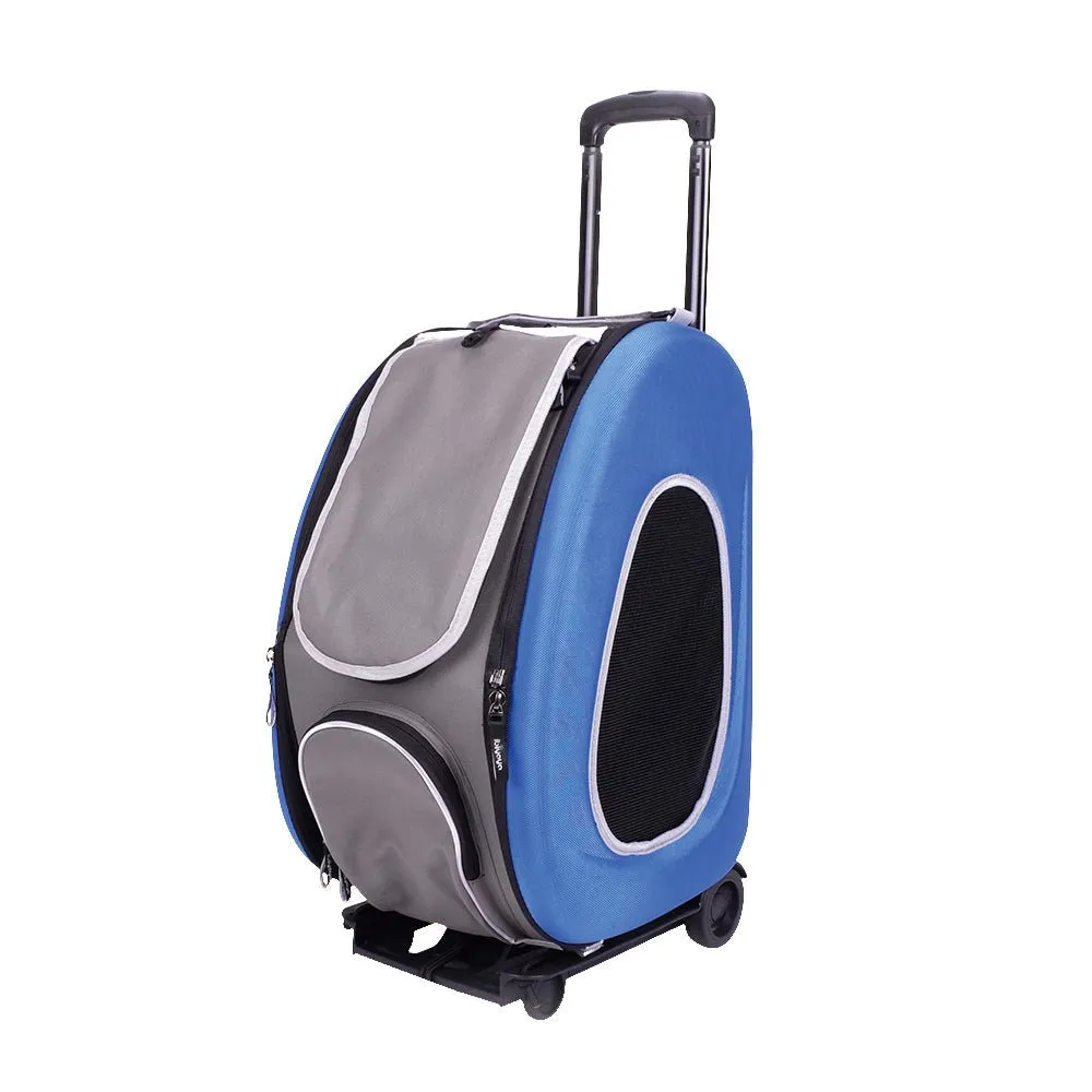 Eva Pet Wheeled Multifunctional Carrier - Hot Pink