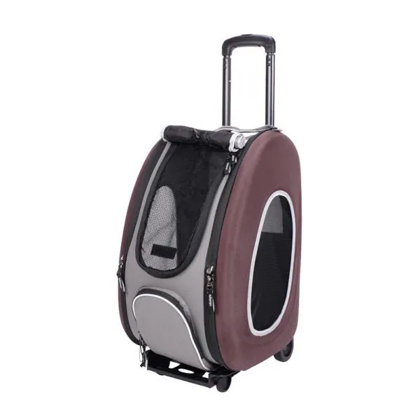 Eva Pet Wheeled Multifunctional Carrier - Hot Pink