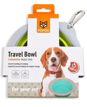 Fofos Travel Bowl Collapsible for Dogs and Cats