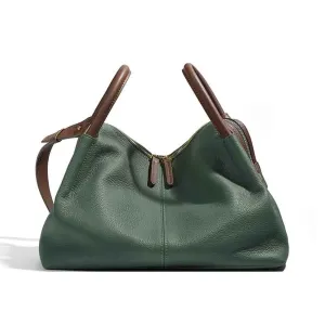 Frist Layer Cowhide Woman Bag All Match Style Satchel Shoulder Bags